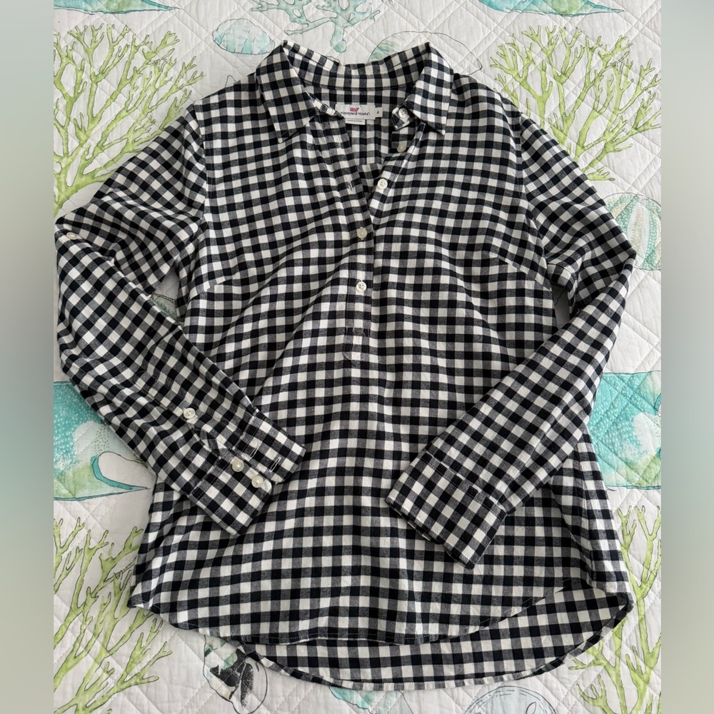 Vineyard Vines Buffalo Check Flannel Shirt